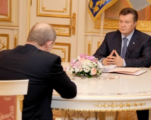 Янукович ответил Путину на заманивание в российский союз