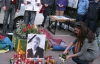 В годовщину гибели Игоря Индила молодежь провела ночь под райотделом милиции