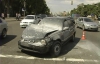 В Киеве на перекрестке разбились три автомобиля