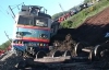 В России грузовик пустил под откос два поезда
