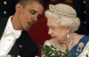 Обама перешіптувався з Єлизаветою II під час бенкету
