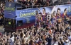 Чемпионский автобус "Барселоны" встречали около миллиона фанов