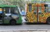 В Харькове марштурка взяла на таран троллейбус с 15 пассажирами