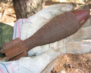 На крымском пляже нашли минометный снаряд