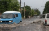 Житомир пішов під воду після десятихвилинної зливи