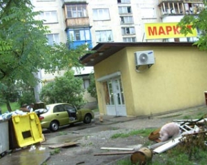 Киевский мусорник превратили в супермаркет