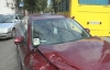 В Киеве разбились три автомобиля и маршрутка