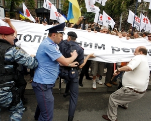 Милиция запугивает сторонников Тимошенко возле Печерского суда