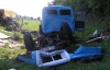 Аварія на Рівненщині: фура розтрощила вщент вантажівку з продуктами