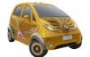 В Индии представили золотой автомобиль, инкрустированный драгоценными камнями