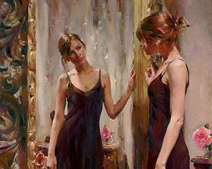 Жінки проводять перед дзеркалом три роки свого життя