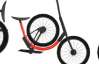 Електричний велосипед без ланцюга й повітря в шинах складається навпіл