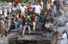 Подростки города Мисрата залазили на танки победителей Каддафи