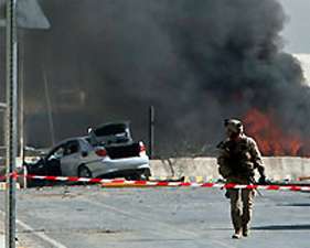 У столиці Афганістану терорист-смертник атакував автоколону НАТО