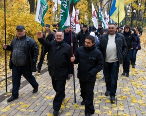 Мітингувальники прийшли до президента зі своїми вимогами