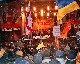 На Майдане на людей направили мощную вентиляцию с метро