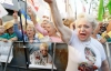 Под Апелляционным судом сторонники Тимошенко подрались с офицером внутренних войск