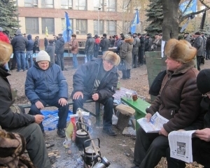 В Донецке продолжают голодовку 22 чернобыльца