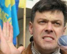 Тягнибок пообіцяв чорнобильцям туалет та вчив їх, як треба протестувати
