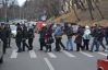 Львовские чернобыльцы перекрыли улицу