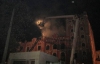 Сегодня ночью в Киеве горела крыша цеха