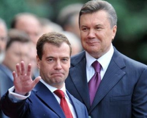 Янукович - Медведєву: Мене радує, що в нас пішло газове взаєморозуміння