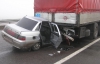 Водитель легковушки погиб, когда налетел на фуру на трассе Киев-Чоп