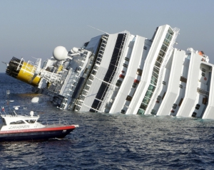 30 украинцев пережили крушение лайнера Costa Concordia