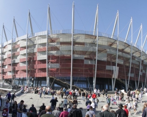 Газон варшавского стадиона уложат после церемонии открытия