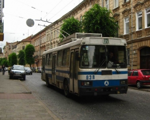 Во Львове угнали троллейбус