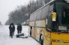 Автобус до Москви з 13 пасажирами добу стояв на морозі під Вінницею