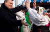 Виктор Янукович танцевал во время проводов зимы