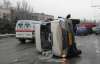 В Запорожье перевернулась маршрутка с пассажирами, 1 человек погиб