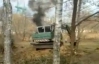 Под Киевом неизвестные сожгли экскаватор застройщикам