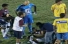 Полицейская собака укусила футболиста во время матча
