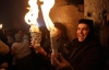 В иерусалимском храме Гроба Господня сошел Благодатный огонь