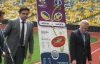 Лубкивский и Суркис презентовали огромный билет Евро-2012