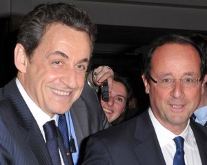 Саркози проиграл Олланду в первом туре 500 тысяч голосов