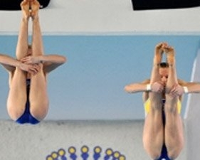 ЧЄ зі стрибків у воду. Прокопчук та Потєхіна завоювали "срібло" в синхронних стрибках