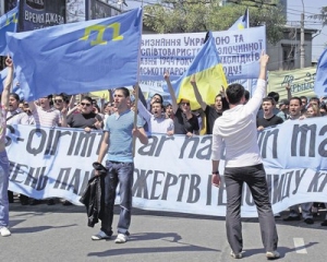 В Симферополе Петра Симоненко назвали моральным уродом