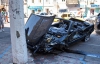 В Одессе кабриолет "BMW" протаранил 6 автомобилей и въехал в столб