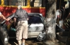 В Одессе трамвай раздавил о дерево машину пенсионера