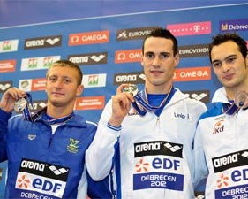 Українець став срібним призером ЧЄ з плавання