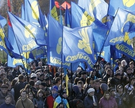 "Свобода" закликала "не панькатись та битись" із мовним законопроектом Колесніченка-Ківалова