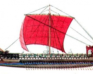Для водостойкости на античных военных кораблях использовали сосновую смолу