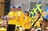 Во время марша Киевом шведские фанаты мочились на завод "Арсенал"