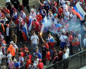 Російські вболівальники заблокували рух потягу в Тересполі