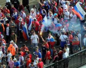 Российские болельщики заблокировали движение поезда в Тересполе