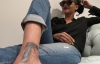 Ріанна наколола на нозі єгипетського сокола