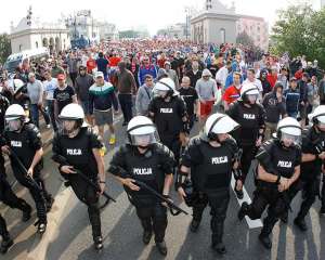 За час Євро-2012 польська поліція затримала близько півтисячі вболівальників